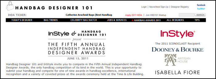 Handbag 101 Awards