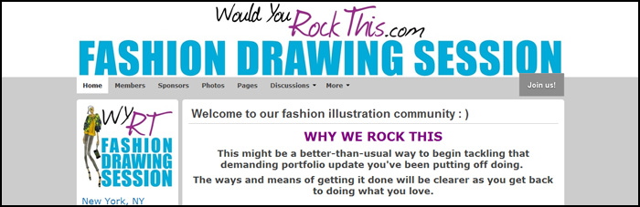 Fashion Drawing Session