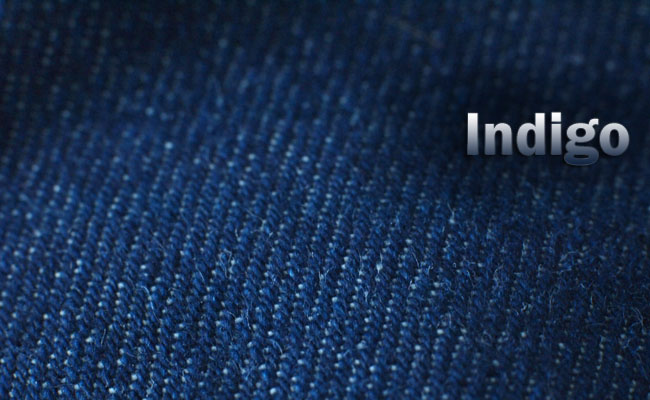 Indigo hot sale color denim