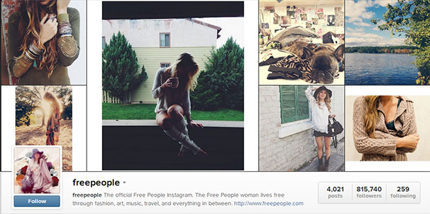 Free People Fashion Business Instagram