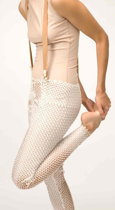 snake skin pants by caille cortet