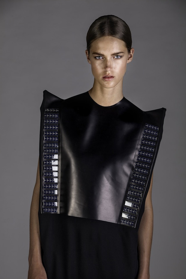 solar powered fabric fashion