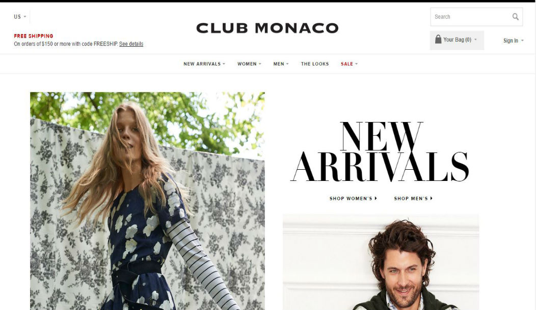 Retail Report: Club Monaco Flagship