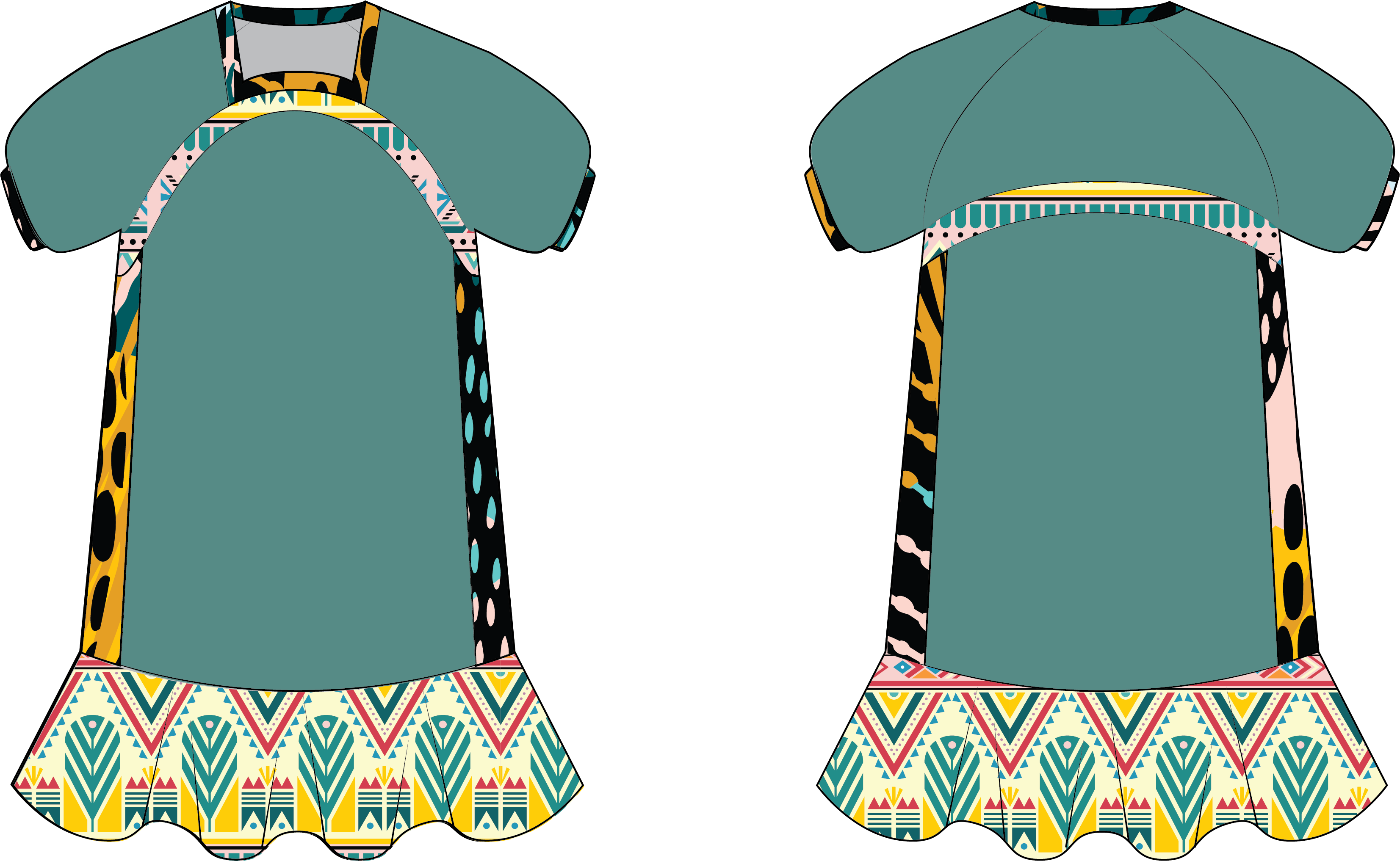 color-up tunic